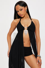 After Parties Mesh Micro Short Set - Black