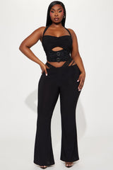 Spoil Me Pant Set - Black