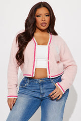 Playboy Princess Rhinestone Cozy Top - Pink