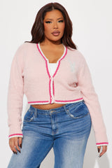 Playboy Princess Rhinestone Cozy Top - Pink