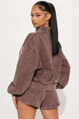 LA Vibes Short Set - Brown