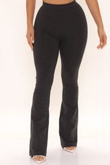 Adriana Flare Pant - Charcoal