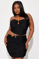 Dakota Mini Skirt Set - Black