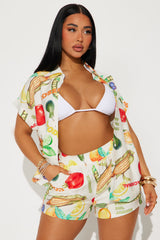 Summer Harvest Short Set - Multi Color
