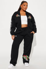 Von Dutch Skull Oasis Zip Up Hoodie - Black/combo