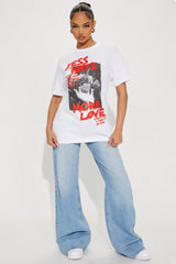 Less Hate More Love Tee - White