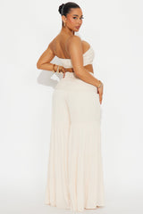 Western Belle Pant Set - Beige