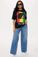 Cross Colours X Barbie Oversized Tee - Black