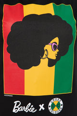 Cross Colours X Barbie Oversized Tee - Black