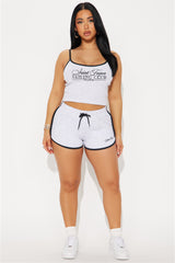 Sailing Club Short Set - Grey/combo