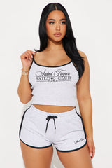 Sailing Club Short Set - Grey/combo