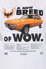 Firebird Oversized Tee - White