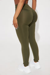 Claudia Elevate Active Legging - Olive