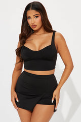 Pure Confidence Skort Set - Black