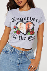 Chucky & Tiff Forever Baby Tee - Heather Grey