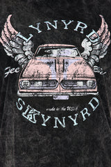 Lynyrd Skynard Cruise Oversized Tee - Black