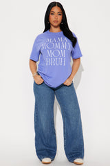 Mama Oversized Tee  - Lavender