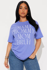 Mama Oversized Tee  - Lavender