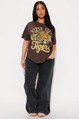 River City Tigers Washed Tee - Brown