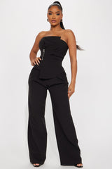 Get Over It Pant Set - Black