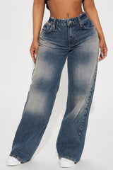 On To The Next Straight Leg Jeans - Vintage Wash