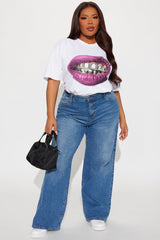 Mark My Words Grill Washed Tee - White