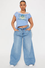 LA Football Double Layered Top - Blue