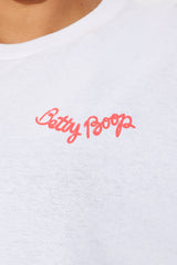 Betty Boop Queen Oversized Tee - White