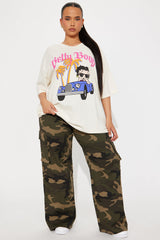 Betty Boop Blvd Oversized Tee - Cream