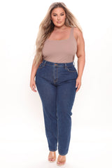I Got It From My Mama Jeans - Dark Denim