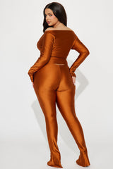 Lover Girl Metallic Legging Set - Bronze