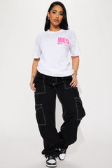 Brooklyn Front And Back Graphic Tee - White
