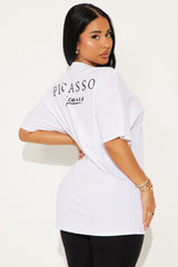 Pablo Picasso Oversized Tee - White