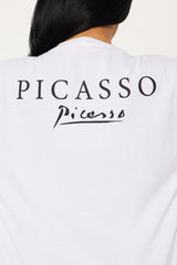 Pablo Picasso Oversized Tee - White