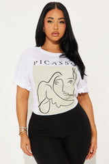 Pablo Picasso Oversized Tee - White