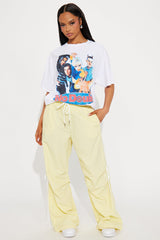 No Doubt Oversized Washed Tee - White Wash