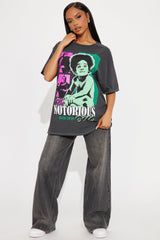 Biggie Baby Washed Oversized Tee - Black
