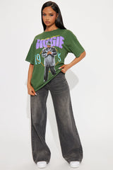 Biggie Smalls '94 Washed Oversized Tee - Olive