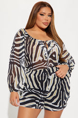 Set In My Ways Short Set - Black/combo
