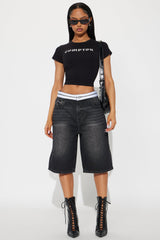 Compton Baby Tee - Black