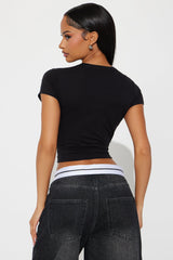 Compton Baby Tee - Black