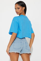 Not Like Other Girls Tee - Blue