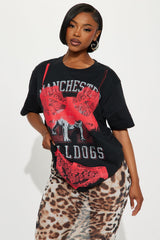 Taste Of Her Oversized Tee - Black