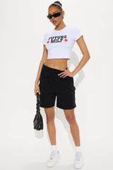 Future MILF Baby Tee - White