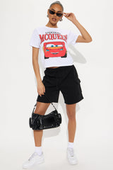 Cars Lightning Crew Neck Tee - White