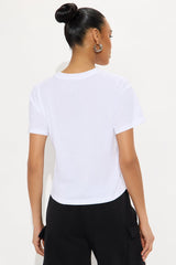 Cars Lightning Crew Neck Tee - White