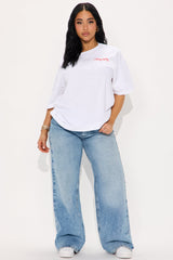 Betty Boop Queen Oversized Tee - White