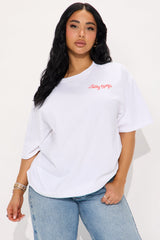 Betty Boop Queen Oversized Tee - White