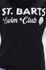 St. Barts Swim Club Oversized Tee - Black