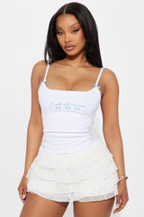 Center Of The Universe Bow Cami Top - Ivory